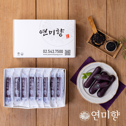 [개별포장] 연미향 천연 효소 흑임자 앙금 가래떡 12개입/18개입